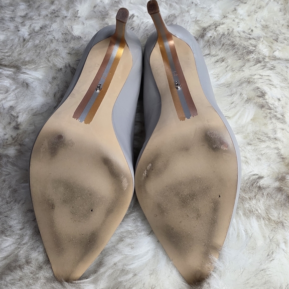 Elegant Sam Edelman Gray Women's Pumps - Picture 4 of 9